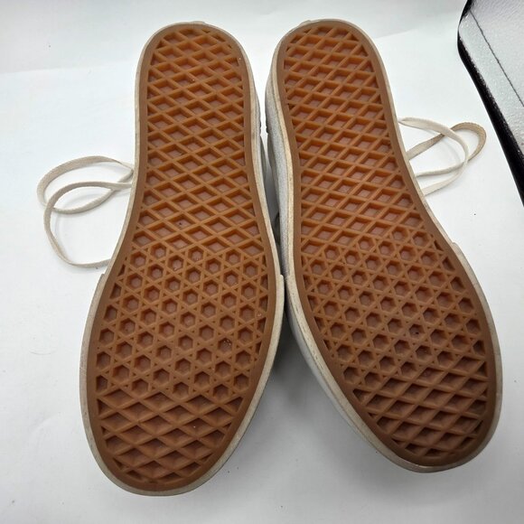 Vans Old Skool Platform Womens Size 8 Triple White Athletic Shoes Walking - Picture 8 of 13